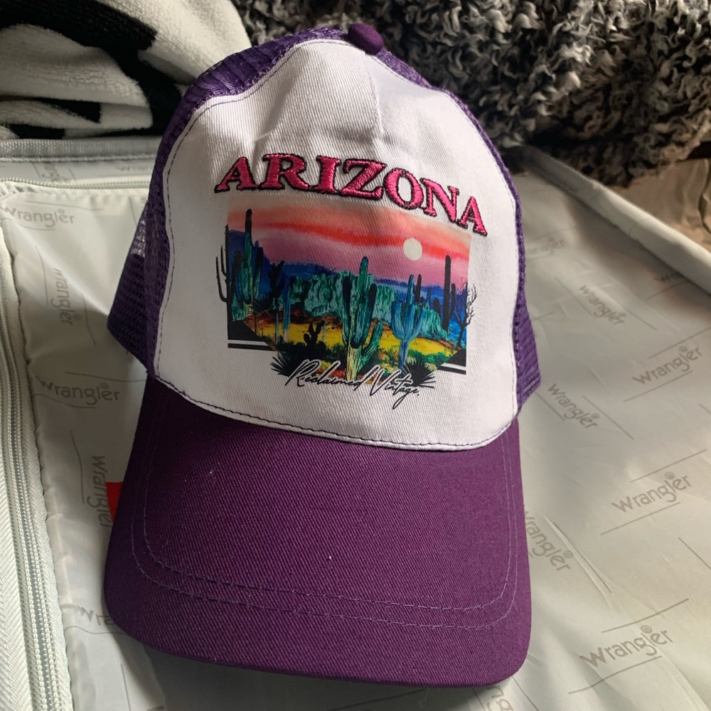 Purple Arizona Trucker Hat